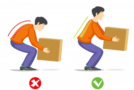 Lifting Heavy Objects Incorrectly